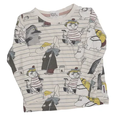 Långärmad t-shirt (Vit, Flerfärgad) från Moomin by Martinex