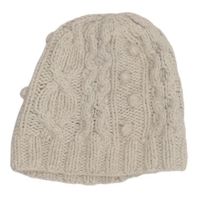 Beanie (Beige) from Lafayette Cotton, Merino wool, Polyamide