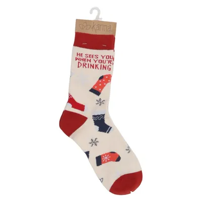 Socks (Crew Socks) from Karma Cotton, Elastane, Metallic fiber, Polyamide, Polyester