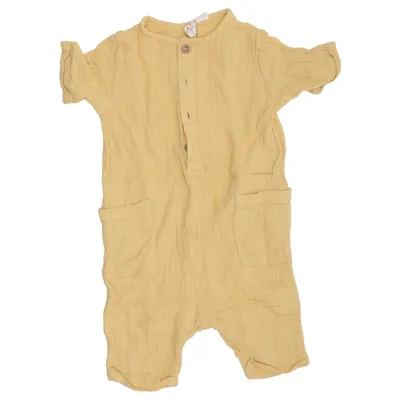 Rompers (Yellow) from Mini Rodini Cotton