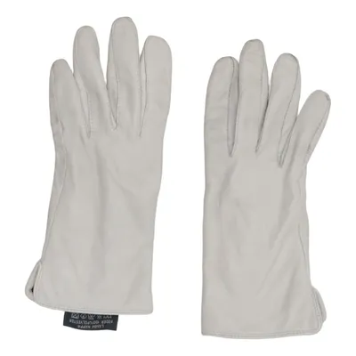 Lederhandschuhe (Weiß) von Börjesson Leder, Polyester