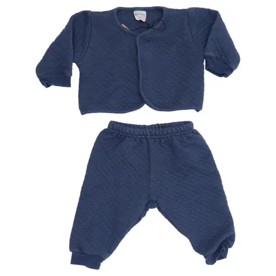 Set (Blå) från Baby Base Bomull