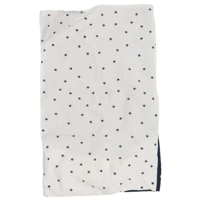 Pillowcase (Blue, White) from The Little White Company Cotton