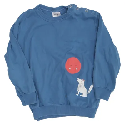 Långärmad t-shirt (Blå) från Calida Ekologisk bomull