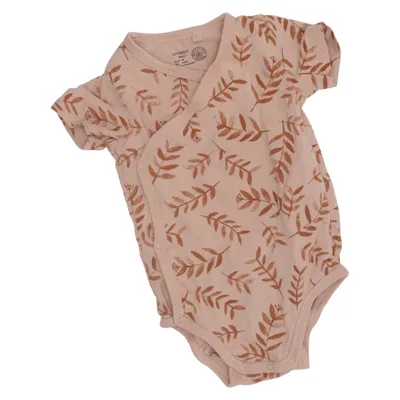 Romper (Roze, Bruin) van Lindex Baby Katoen, Elastaan