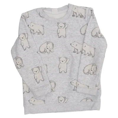 Sweatshirt (Gris) de H&M Baby Polyester, Coton