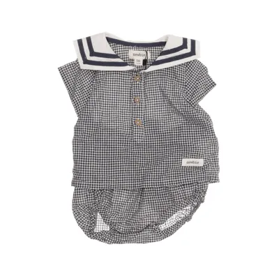 Set (White, Blue) from Newbie by KappAhl Cotton