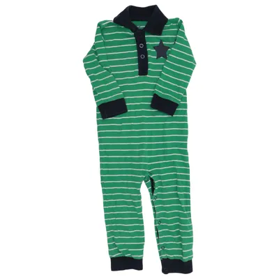 Barboteuse (Vert, Blanc) de Walking Coton