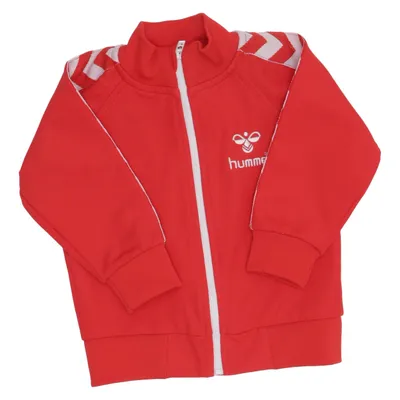 Sports jacket (Red, White) from Hummel Cotton, Polyester