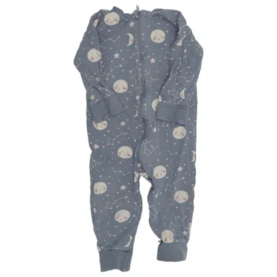 Sparkdräkt (Blå) från Lindex Baby Bomull