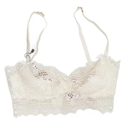 Bra (White) from Agent Provocateur Elastane, Polyamide, Polyester, Silk
