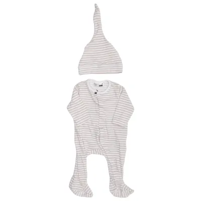 Barboteuse (Beige, Blanc) de Ergee Coton