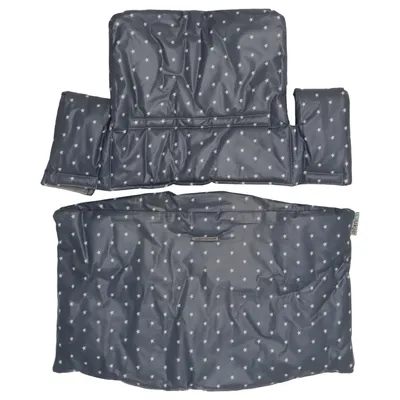 Coussin chaise haute (Bleu, Blanc) de Ukje Coton