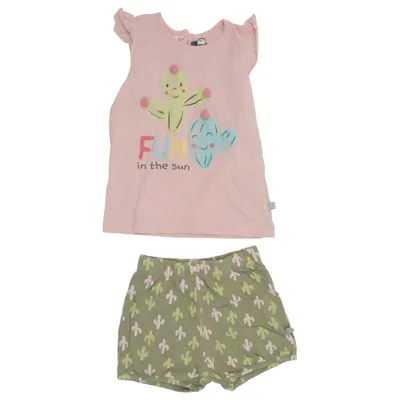 Set (Pink, Green, Multicolored) from Liegelind Cotton, Elastane