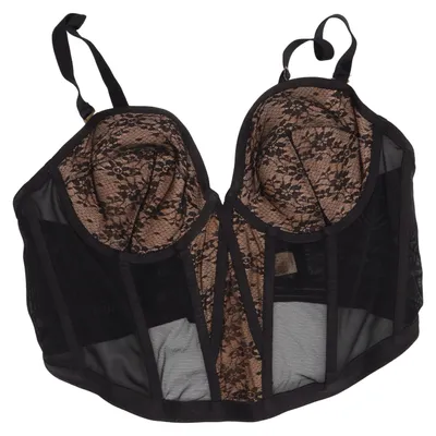 Bustier (Sort, Brun) fra Olivia von Halle Elastan, Polyamid, Polyester