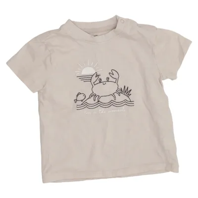 T-shirt (Beige) de Topomini Coton biologique