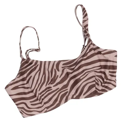 Bikini top (Brown, Pink) from Ivory Rose Elastane, Polyamide, Polyester