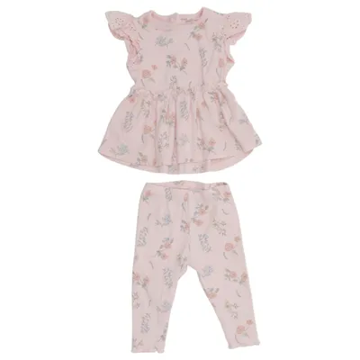 Ensemble (Rose, Multicolore) de Next Baby Coton, Élasthane