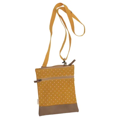 Shoulder-bag (Brown, Yellow, White) from No Name