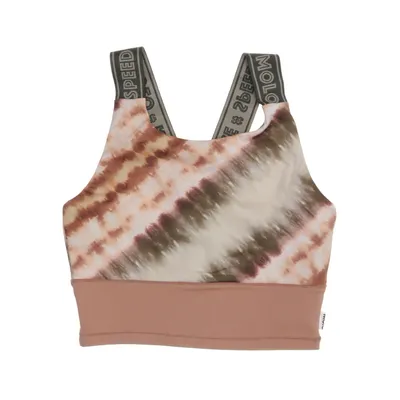 Sport-BH (Beige, Flerfärgad) från Molo Elastan, Återvunnen polyester
