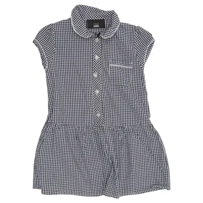 Jurk (Blauw, Wit) van Next School Katoen, Polyester