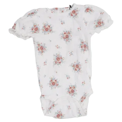 Body (White, Multicolored) from Newbie by KappAhl Cotton, Elastane