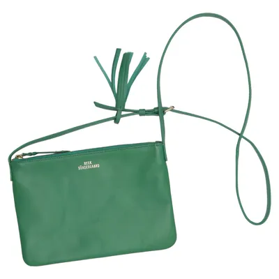 Shoulder-bag (Green) from Beck Söndergaard Cotton, Leather