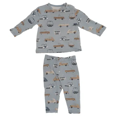 Pajamas (Blue, Multicolored) from ICA I Love Eco Elastane, Organic cotton