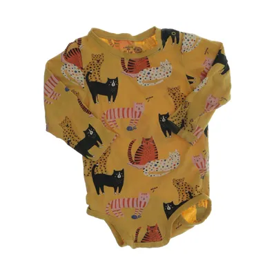 Body (Gul, Flerfärgad) från Lindex Baby Bomull, Elastan