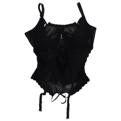 Bustier (Sort) fra Cottelli Collection Elastan, Polyamid