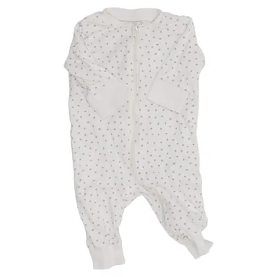 Barboteuse (Blanc, Gris) de Lindex Baby Coton