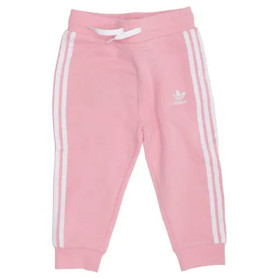 Mjukisbyxor (Rosa, Vit) från Adidas Bomull, Elastan, Återvunnen polyester
