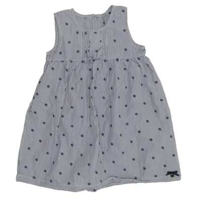 Klänning (Blå, Vit) från Debenhams Bomull, Polyester