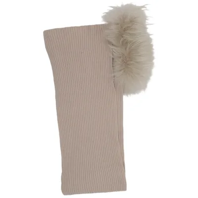 Halsband (Beige) van MaxMara Studio Bont, Wol