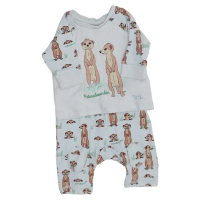 Pyjama (Bleu, Multicolore) de Peter Alexander Coton, Élasthane