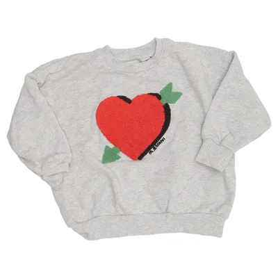 Collegetröja (Grå, Röd, Grön) från Mini Rodini Bomull