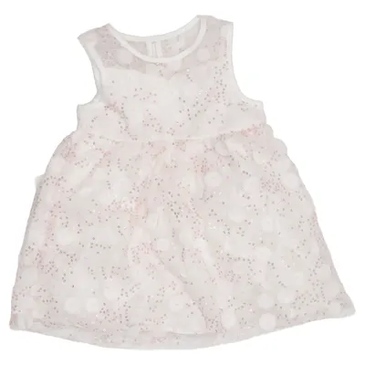 Flower girl dress (White, Pink) from Steiff Polyester
