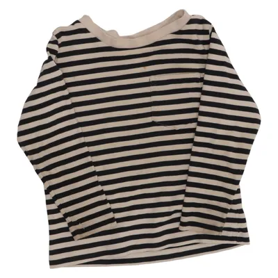 Long sleeve T-shirt (Beige, Black) from Arket Cotton