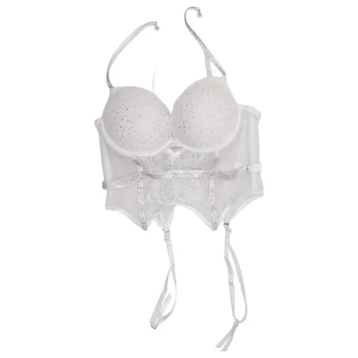 Bustier (Vit) från Censored Elastan, Polyamid, Polyester