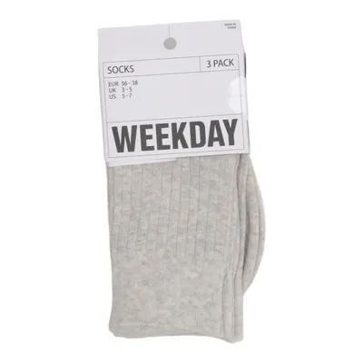 Strumpor (Grå) från Weekday Bomull, Elastan, Polyester
