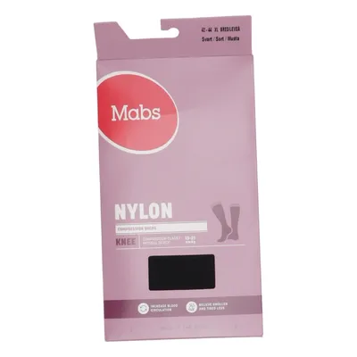 Kompressionsstrumpor (Svart) från Mabs Nylon