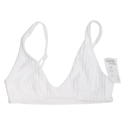 Bikinioberteil (Weiß) von Calvin Klein Elasthan, Recyceltes Polyester
