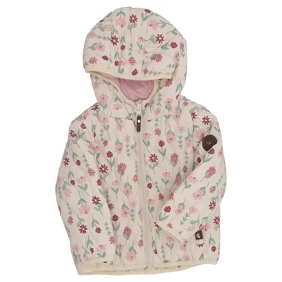 Winterjas (Wit, Roze, Meerkleurig) van Topomini Katoen, Gerecycled polyester