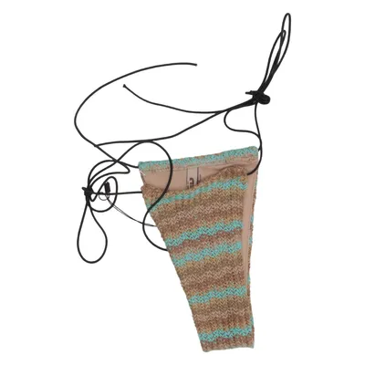 Bikini bottom (Brown, Turquoise, Multicolored) from Jaded London Polyester, Viscose