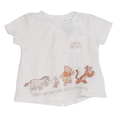 T-shirt (Hvid) fra Disney Baby Bomuld