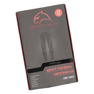 Base layer pants (Black, Gray) from Falcon Elastane, Polyamide, Polyester