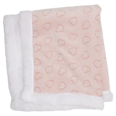 Couverture de bébé (Rose, Blanc) de DKNY Jeans Polyester