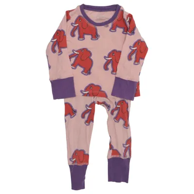 Pyjamas (Rosa, Lila, Röd) från Mini Rodini Bomull