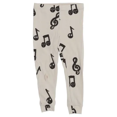 Leggings (Beige, Black) from Mini Rodini Cotton