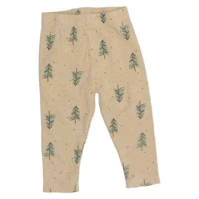 Leggings (Beige, Grøn) fra Baby Bomuld, Elastan
